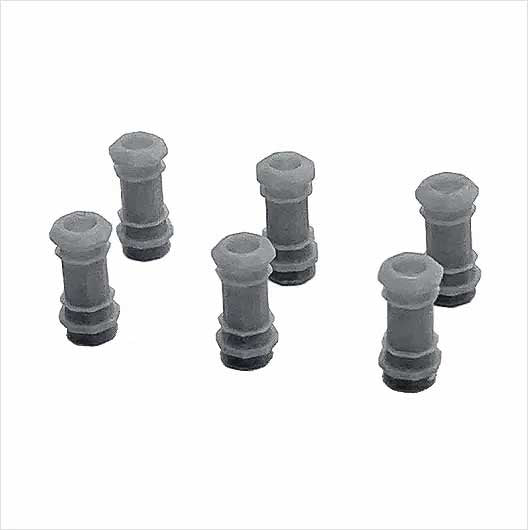 OO Scale Ready to Paint Chimney Pot - Style 1 (6 pack)