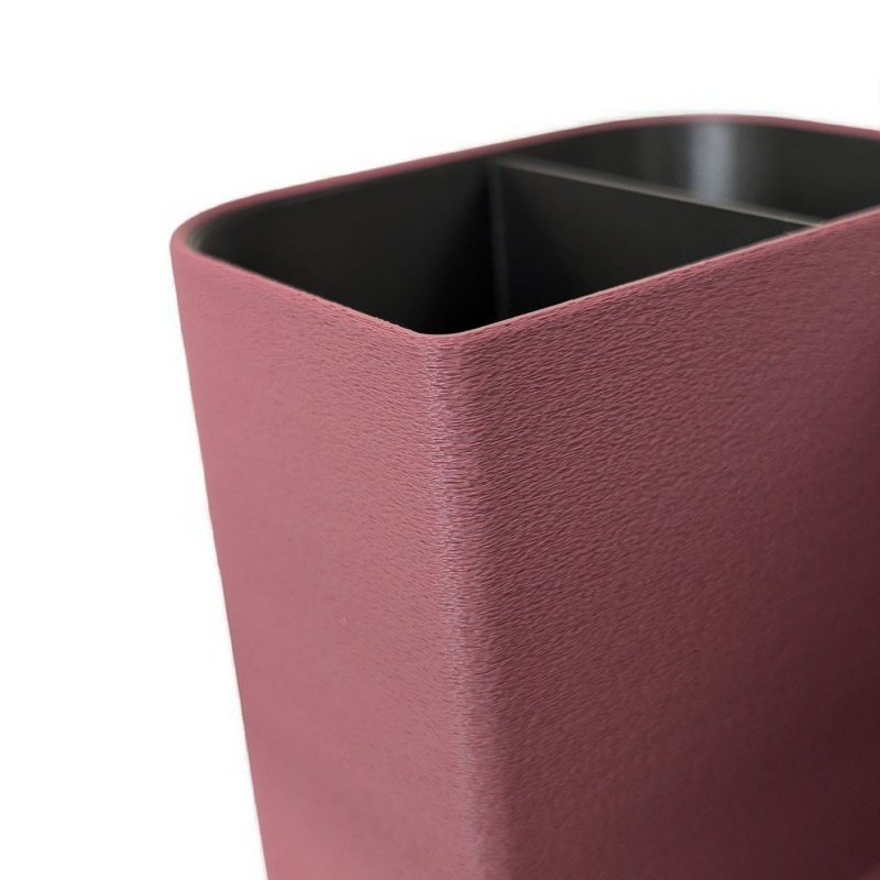 Dual-Tone Office Organiser with Phone Stand
