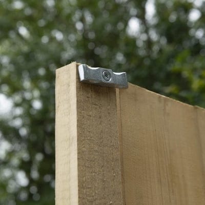 4LIFE Overlap Pressure Treated 10ft x 8ft Apex Shed - Double Door, No Windows