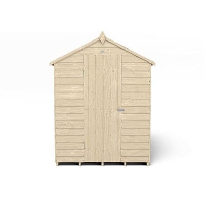 4LIFE Overlap Pressure Treated 7ft x 5ft Apex Shed