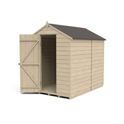 4LIFE Overlap Pressure Treated 7ft x 5ft Apex Shed - No Window