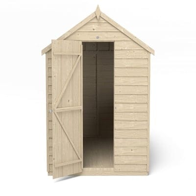 4LIFE Overlap Pressure Treated 8ft x 6ft Apex Shed