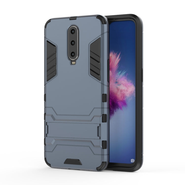 Shockproof PC + TPU  Case for OPPO R17 Pro, with Holder, For OPPO R17 Pro