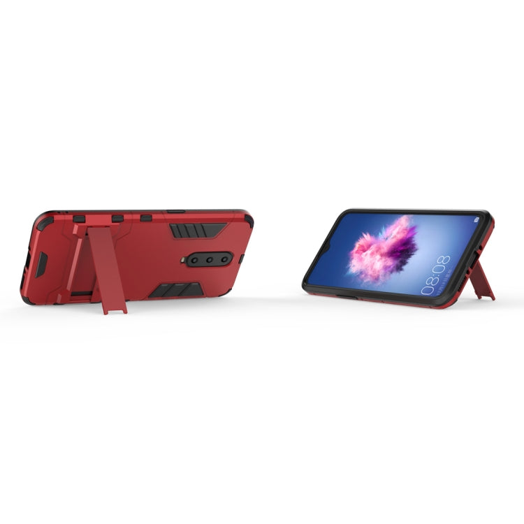 Shockproof PC + TPU  Case for OPPO R17 Pro, with Holder, For OPPO R17 Pro