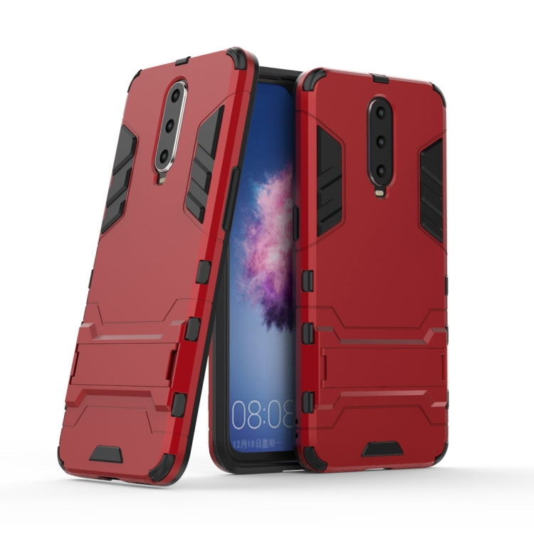Shockproof PC + TPU  Case for OPPO R17 Pro, with Holder, For OPPO R17 Pro