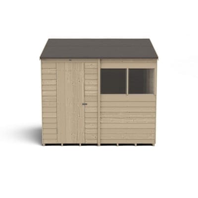 4LIFE Overlap Pressure Treated Reverse Apex Shed - All Sizes