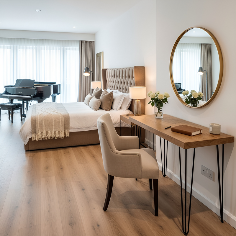 LARIA Oak Makeup / Dressing Table