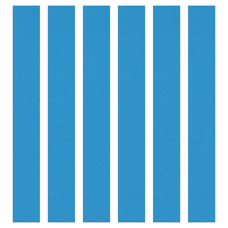 Ocean Blue Paper Chain Card Strips. 5 Meter / 16 Feet Long. Wedding Party Decor