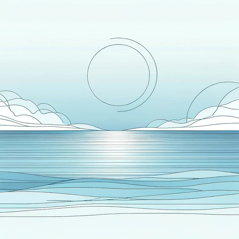Ocean's Calm Canvas