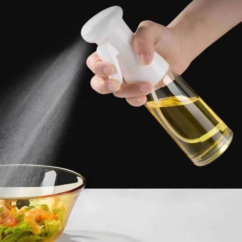 Oil Spray for Cooking - Reusable Olive Oil Dispenser Bottle Mist Sprayer Accessory for Kitchen