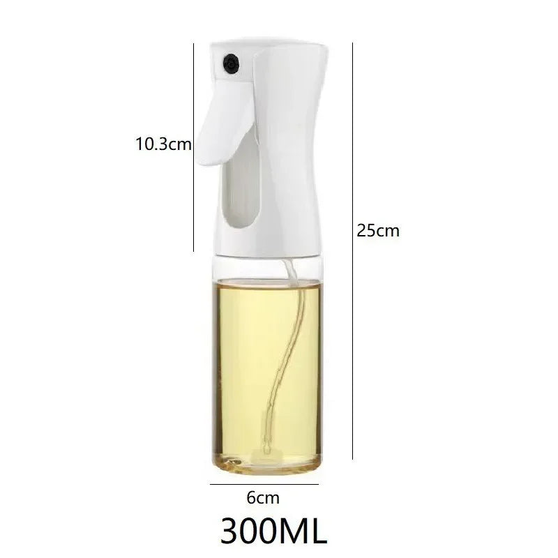 Oil Spray for Cooking - Reusable Olive Oil Dispenser Bottle Mist Sprayer Accessory for Kitchen