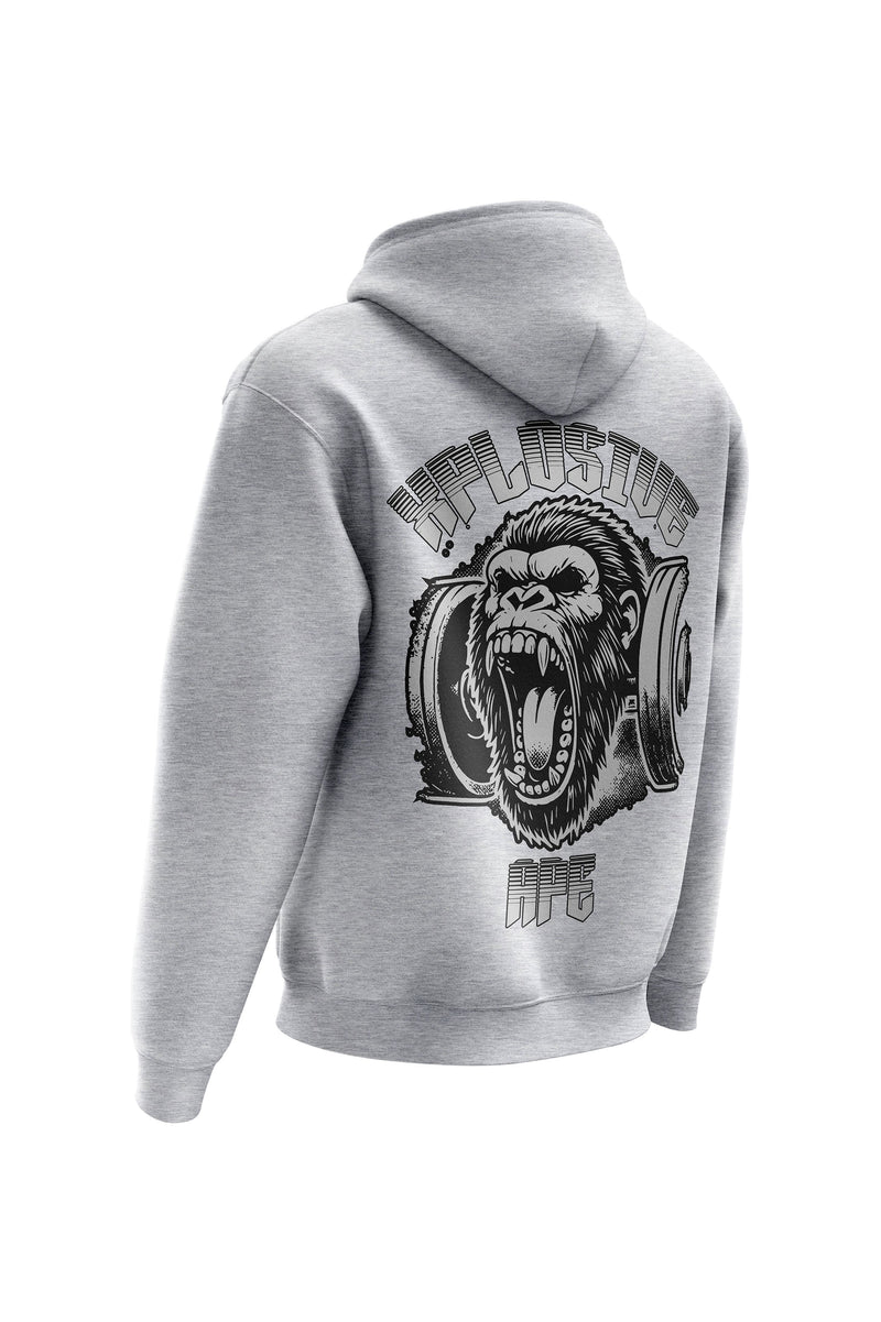 XAPE Old School Hoodie - Heather Grey
