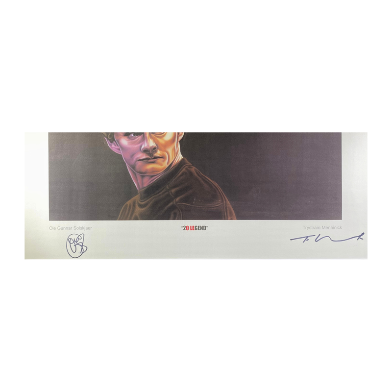 Limited Edition Signed Ole Gunnar Solskjaer Print (XL)