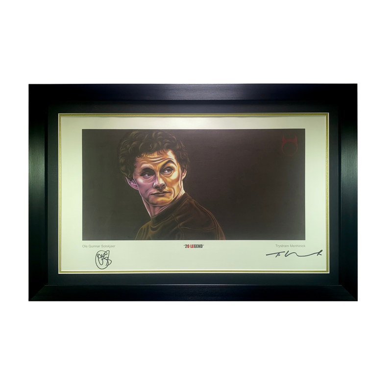 Limited Edition Signed Ole Gunnar Solskjaer Print (XL)