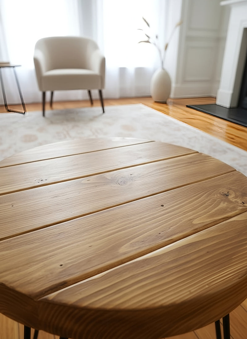 OLVA Round Chunky Coffee Table