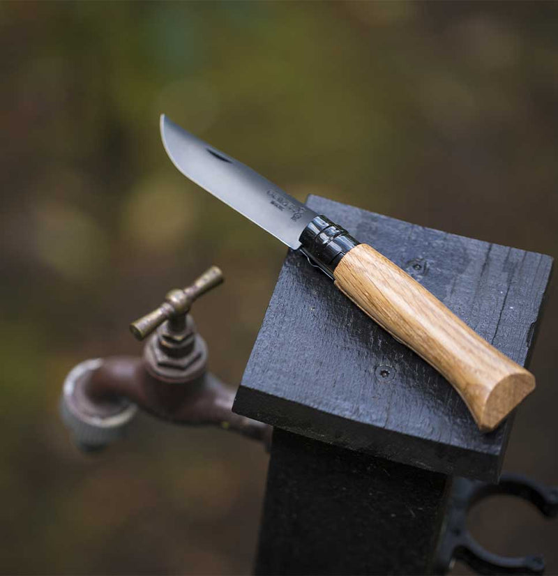 Opinel No 8 Black Oak Knife