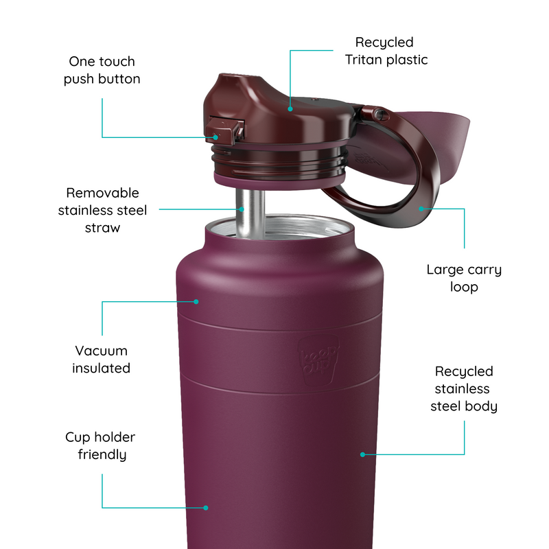 Ora Insulated Water Bottle - 700ml | Mulberry