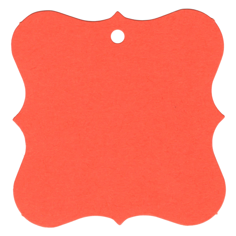 100 Designer Gift Tags with White Satin Ribbon -  21 Colours, Birthday Xmas