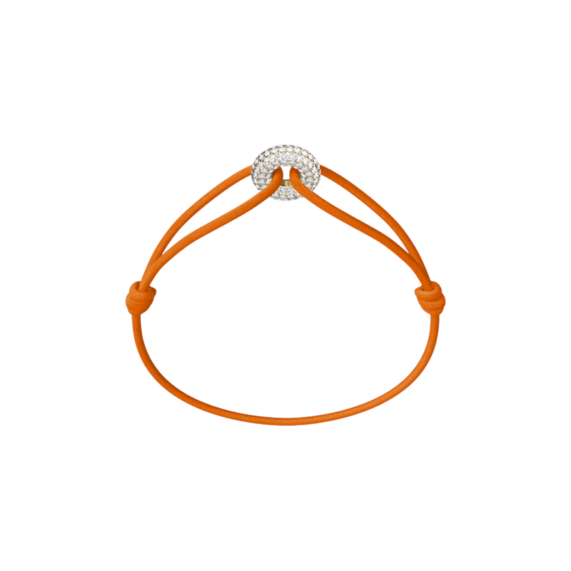 Mini Golden Soho Pavé Cord Bracelet