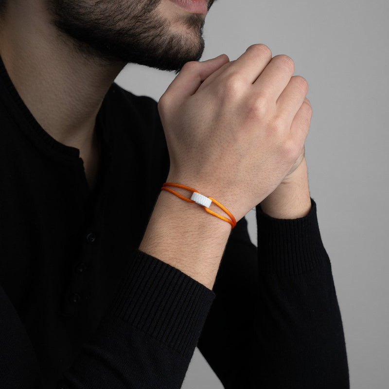 Snow Regent Cord Bracelet