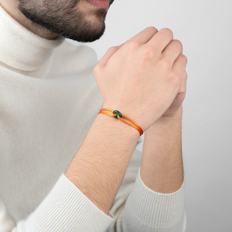 Green Soho Cord Bracelet