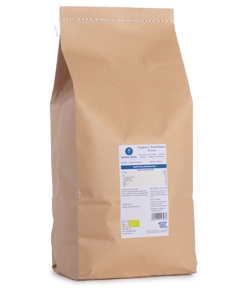Organic Buckwheat Flour - Serious Grains