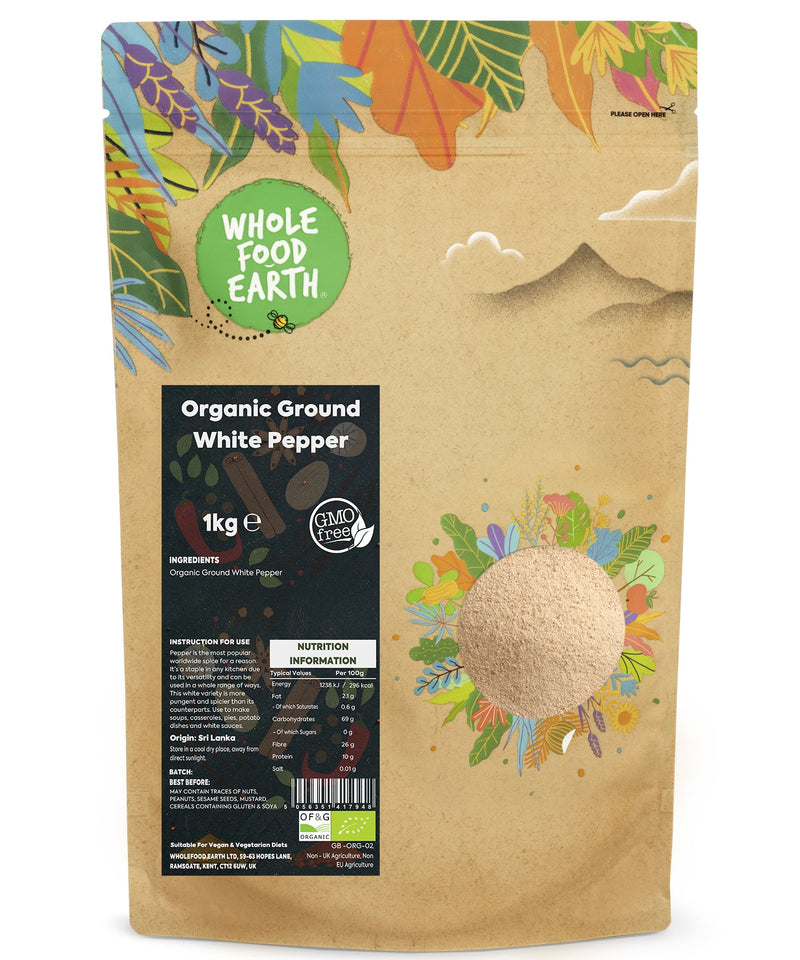 Organic Ground White Pepper
