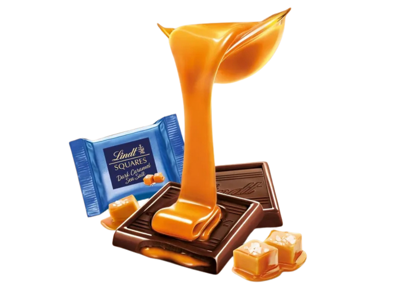 Lindt | Salted Caramel Dark Chocolate Squares
