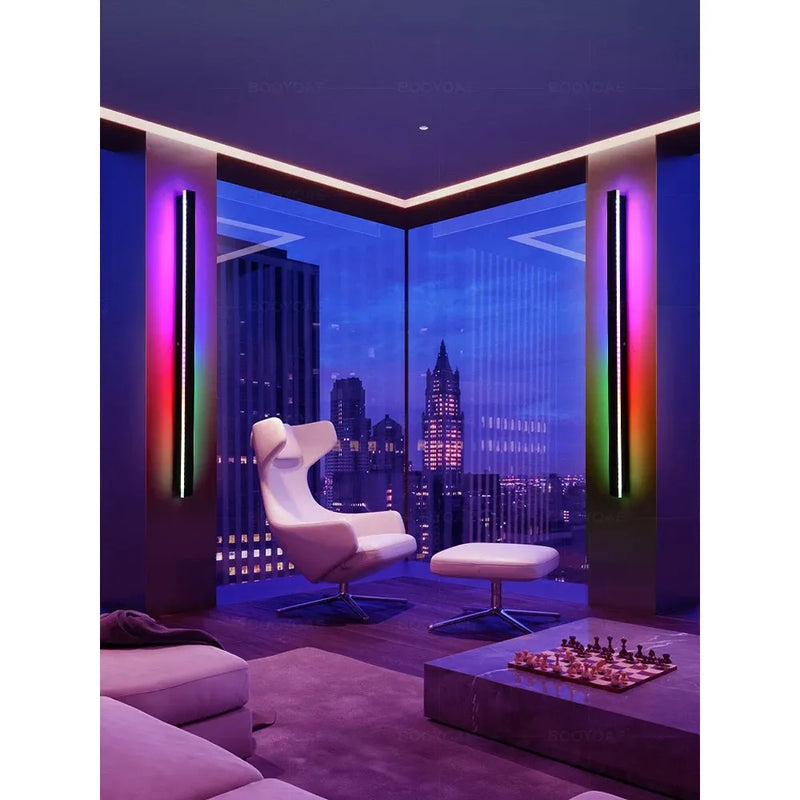 Smart Outdoor Wall Light - Colourful Remote-Controlled Porch & Patio Lamp