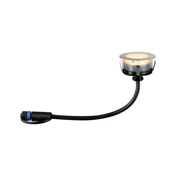 Outdoor Plug & Shine Floor Single Luminaire Insect Friendly - Silver