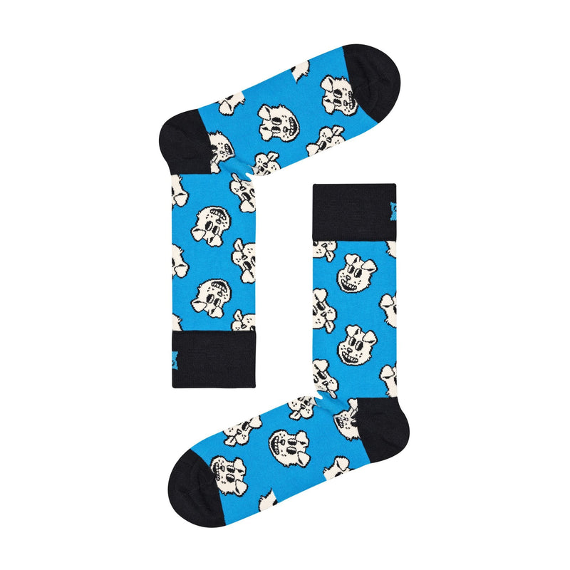 1 Pack Mens & Ladies Cotton Blue Doggo Design Socks