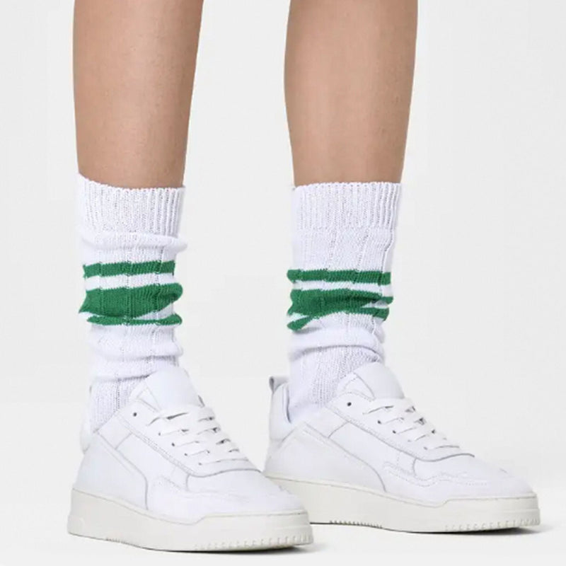 Classic Striped Chunky Rib Sport Socks for Men and Women