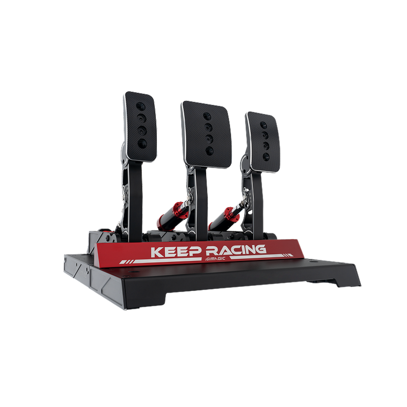 Simagic P1000-3 Pedal Set – 3-Pedal Load Cell / Hall Modular System