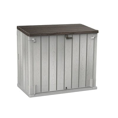 Forest Extra Large Garden Storage Unit / Bin Store - 1200 Litre Grey