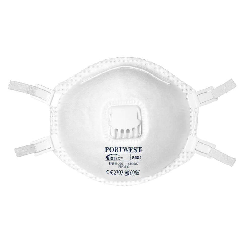 Portwest P301 FFP3 Valved Respirator (Pack of 10)