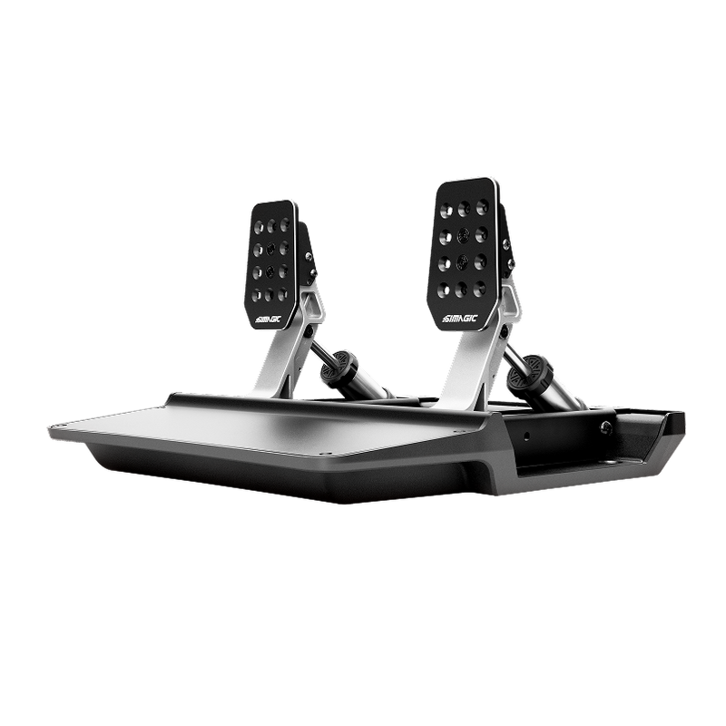 Simagic P500-2 Dual-Sensor 2-Pedal Set – Load Cell & Hall Brake, Fully Adjustable Throttle