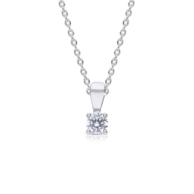 Diamonfire Four Claw Carat Pendant