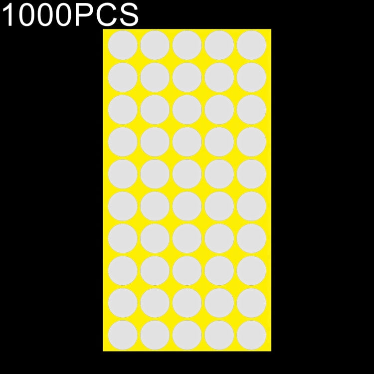 1000 PCS Round Shape Self-adhesive Colorful Mark Sticker Mark Label