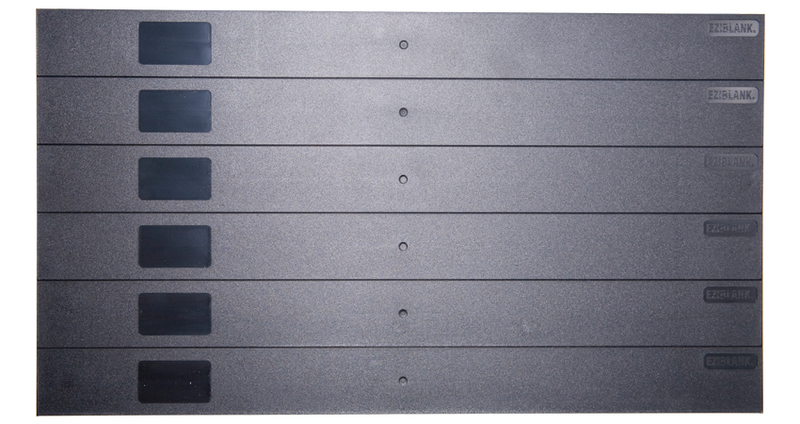 60 x 1U Rack Blanking Panels – EZIBLANK 1U–6U Adjustable Server Rack Filler Set