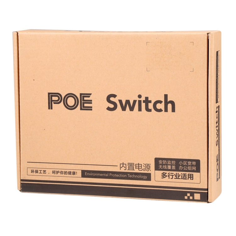 8 Ports 10/100Mbps POE Switch IEEE802.3af Power Over Ethernet Network Switch for IP Camera VoIP Phone AP Devices, 8 Ports Black