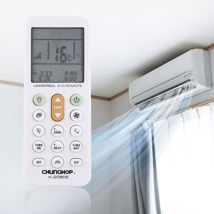 CHUNGHOP K-2080E Universal LCD Air-Conditioner Remote Controller, K-2080E