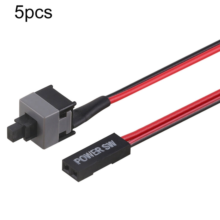 5pcs Computer Chassis Power Switch Cable, Chassis Power Switch Cable