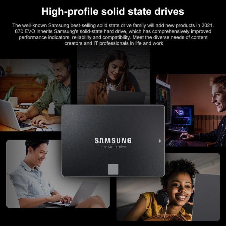 Original Samsung 870 EVO 1TB 2.5 inch SATAIII Solid State Drive, 1TB