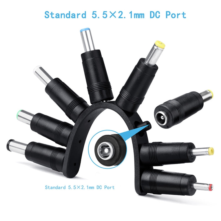 12 in 1 DC Power Cord USB Multi-Function Interchange Plug USB Charging Cable(Black), 12 in 1