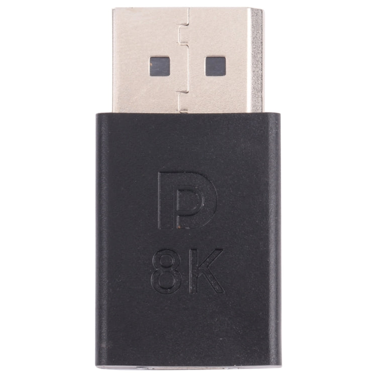 8K DisplayPort Male to Mini DisplayPort Female Straight Adapter, DP Male to Mini DP Female Straight