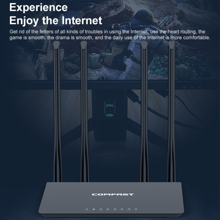 COMFAST CF-WR619AC V2 1200Mbps Dual Band Wireless Router, CF-WR619AC V2