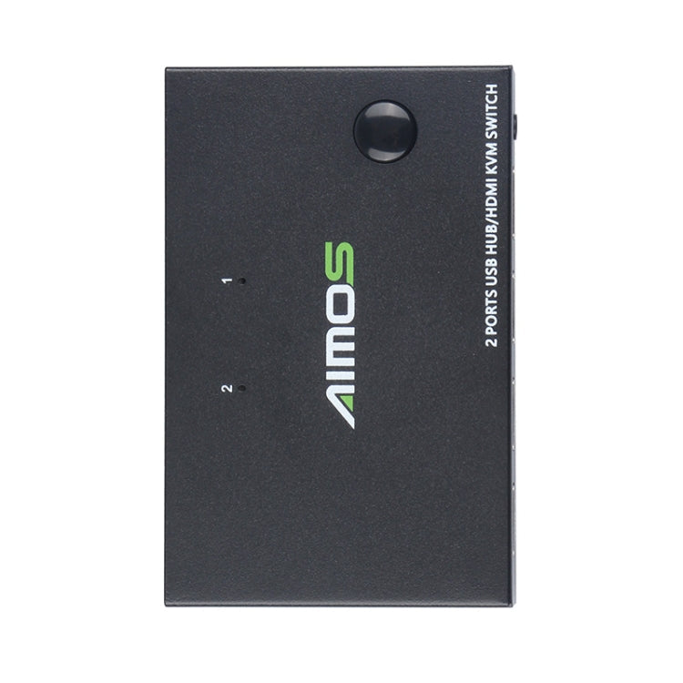 AIMOS AM-KVM201CC 2 Ports USB HUB HDMI KVM Switch without Extension Cable