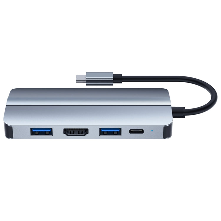 BYL-2109 5 in 1 USB-C / Type-C to USB Multifunctional Docking Station HUB Adapter, BYL-2109