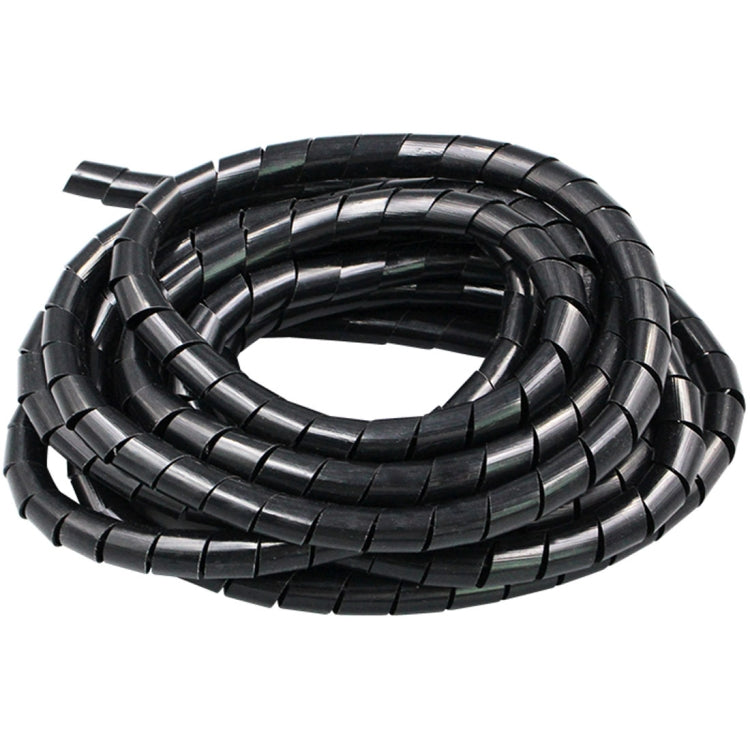 9m PE Spiral Pipes Wire Winding Organizer Tidy Tube, Nominal Diameter: 10mm, 10mm / 9m Length, 10mm /  9m Length