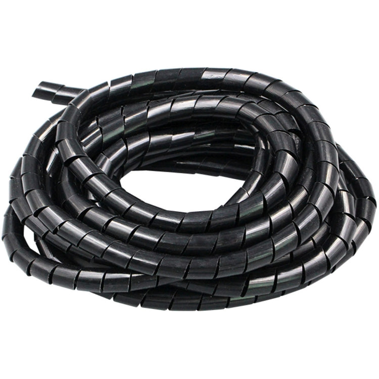 9m PE Spiral Pipes Wire Winding Organizer Tidy Tube, Nominal Diameter: 10mm, 10mm / 9m Length, 10mm /  9m Length